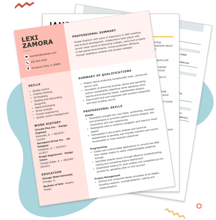 Job Title Resume 5