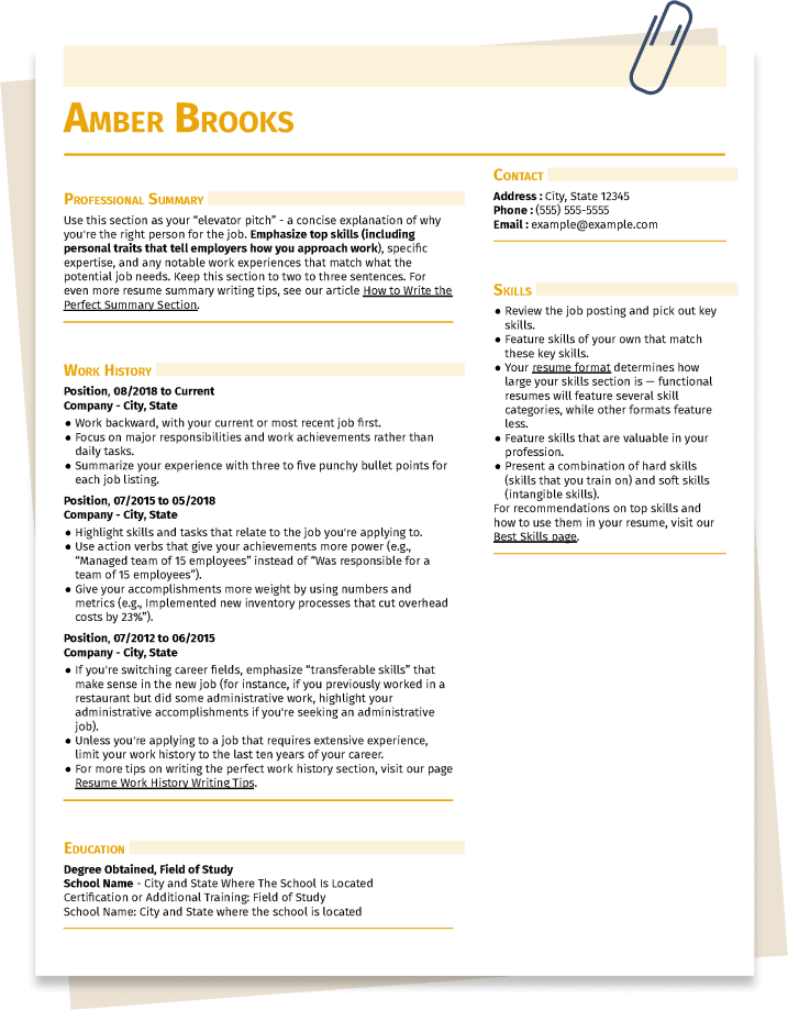 Resume Creative Template