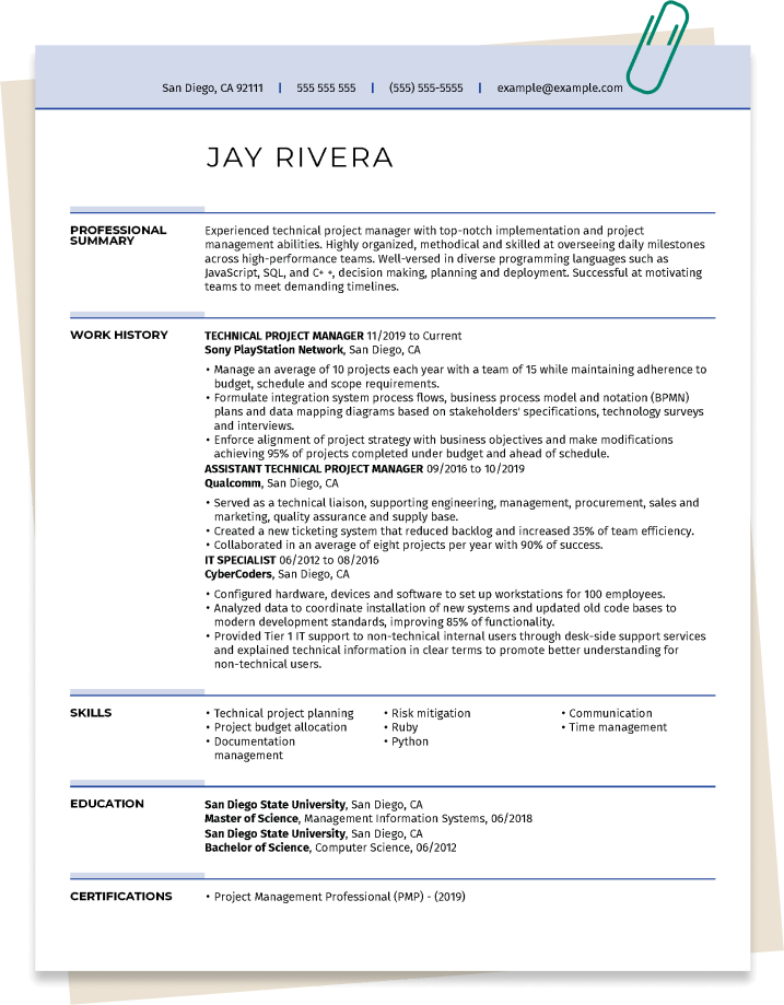 Resume Modern Template