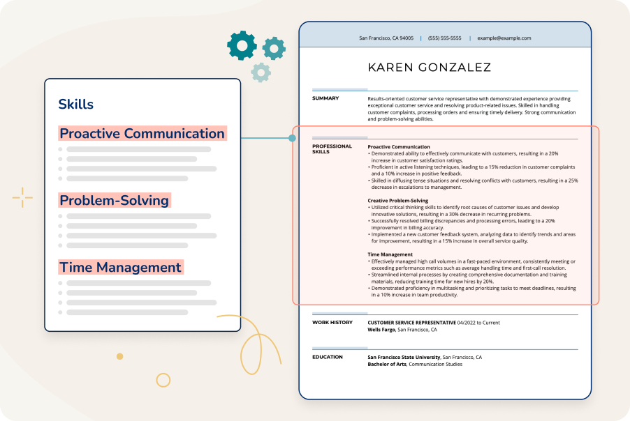 Resume Examples Of Skills And Abilities - Skills Based Resumes