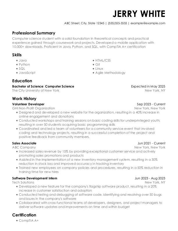 Computer Science Student