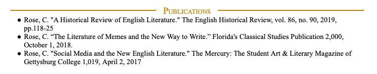 Publications