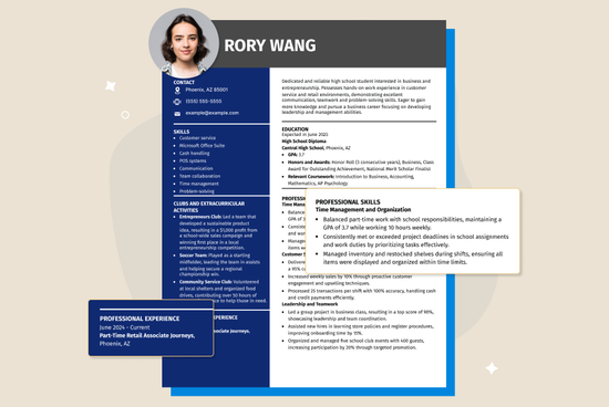 Teen Resume