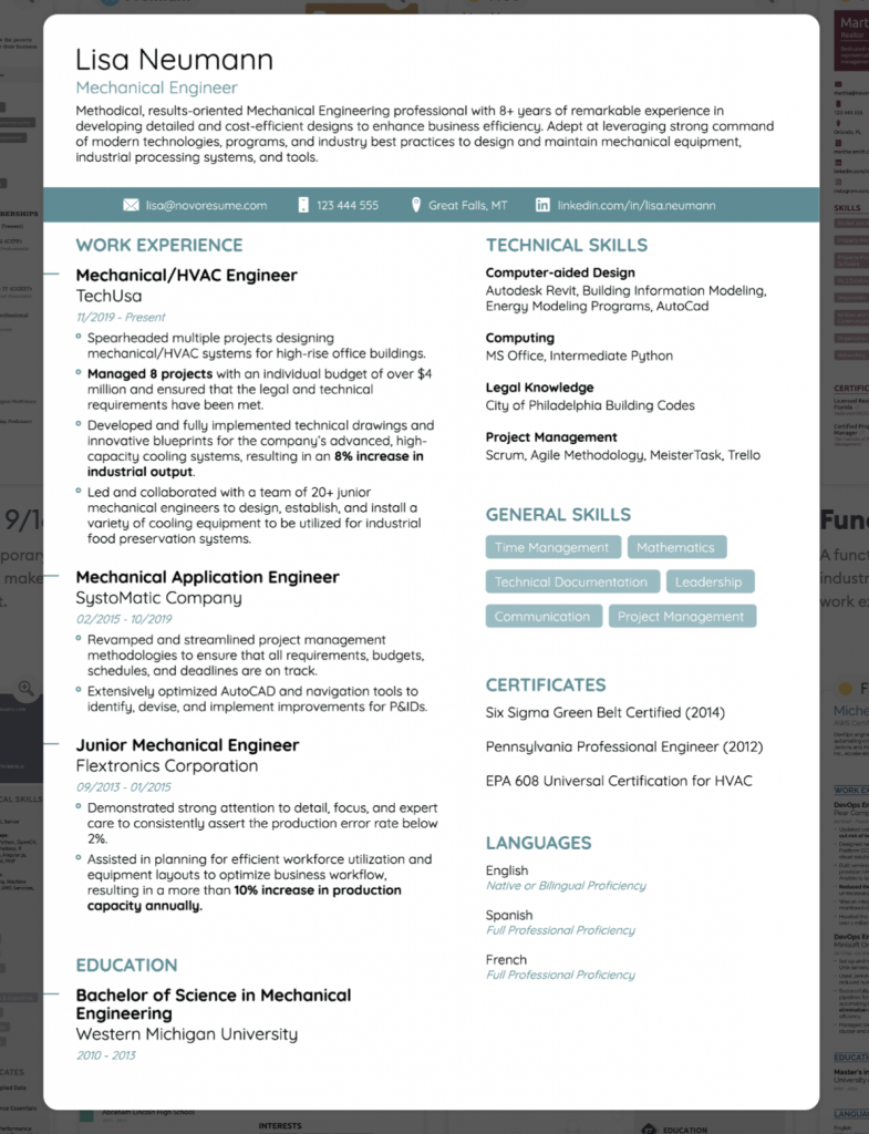 Novoresume Review Features Pros Cons