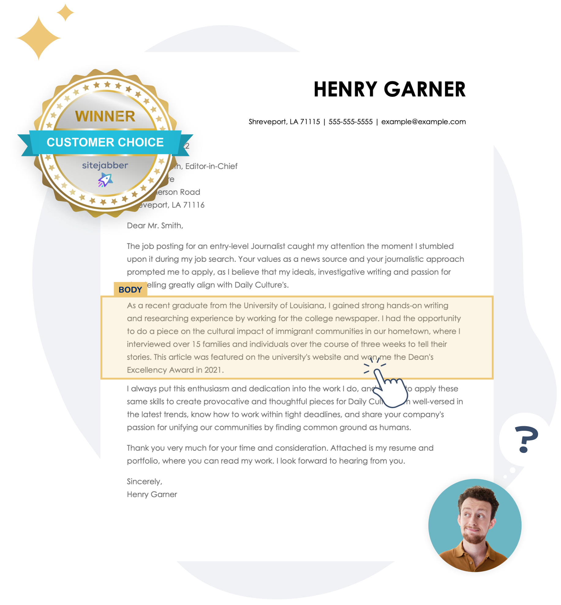 Cover Letter Formats Hero