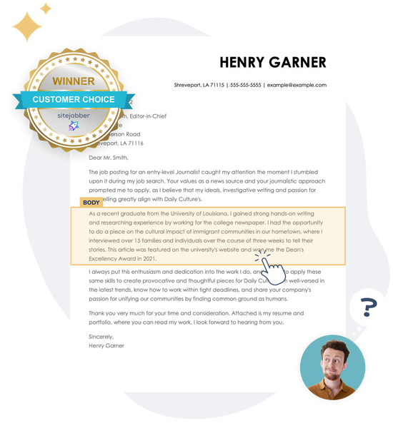 Cover Letter Formats Hero