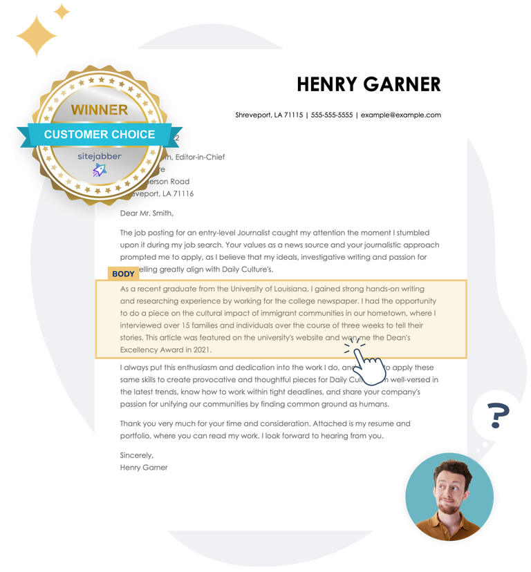 Cover Letter Formats Hero