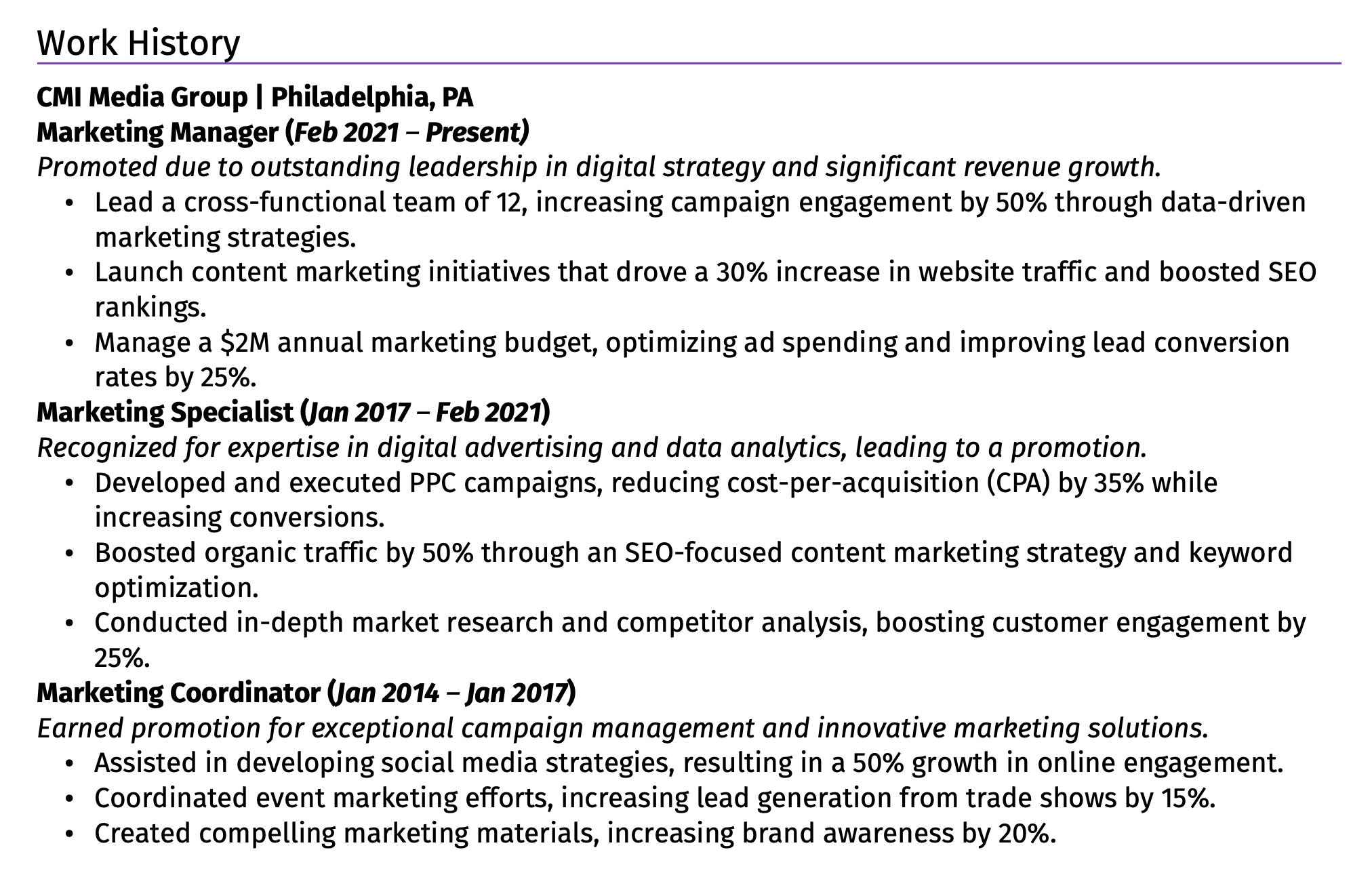 How to List Promotions on a Resume - How To Show Promotions On A Resume 