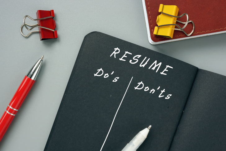 Resume Dos And Donts