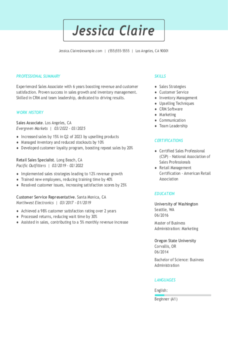 Sales Associate