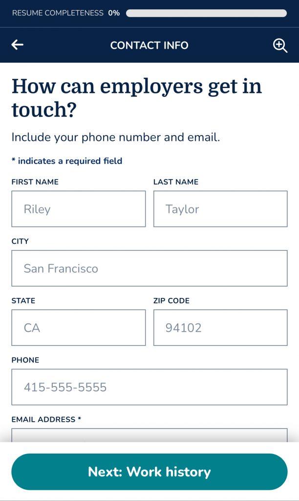 Contact Information
