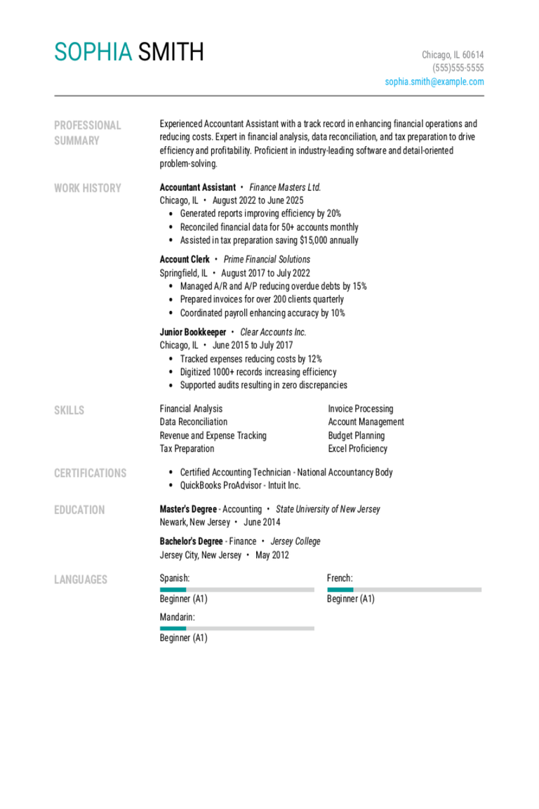 Accountant Assistant