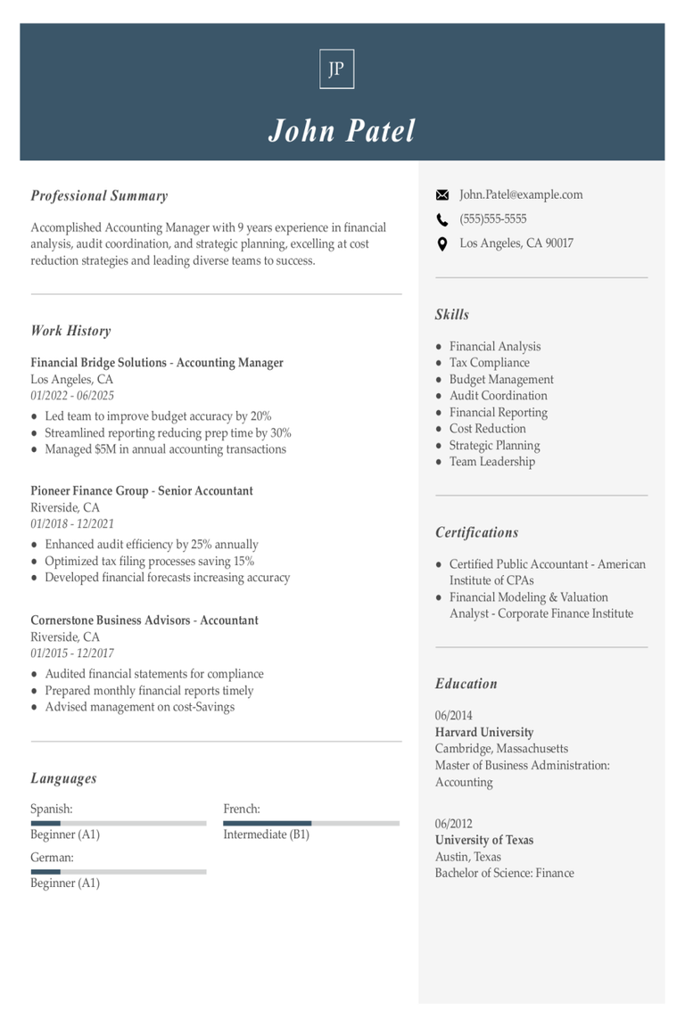 Accounting Manager