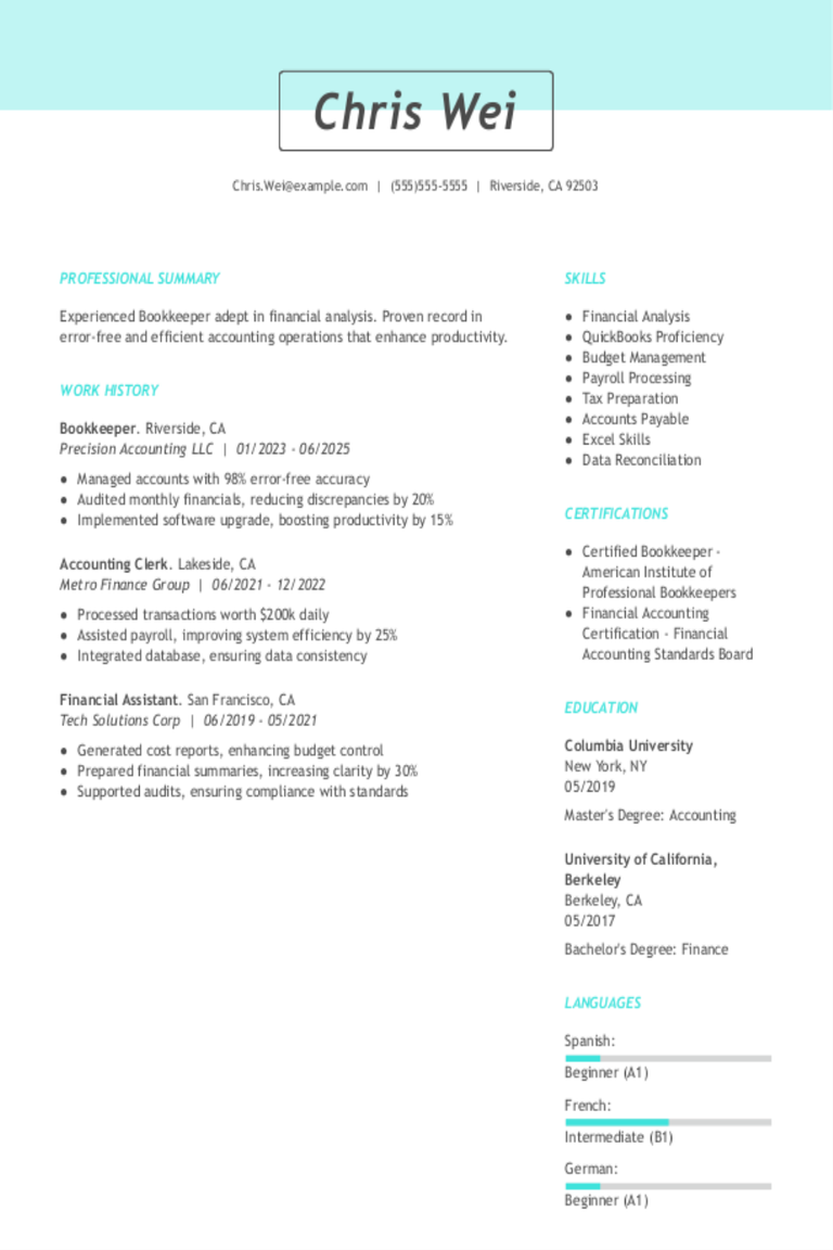 Bookkeeping