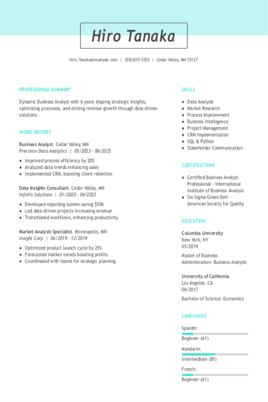 Business Analyst