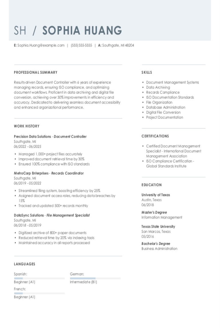 Document Controller