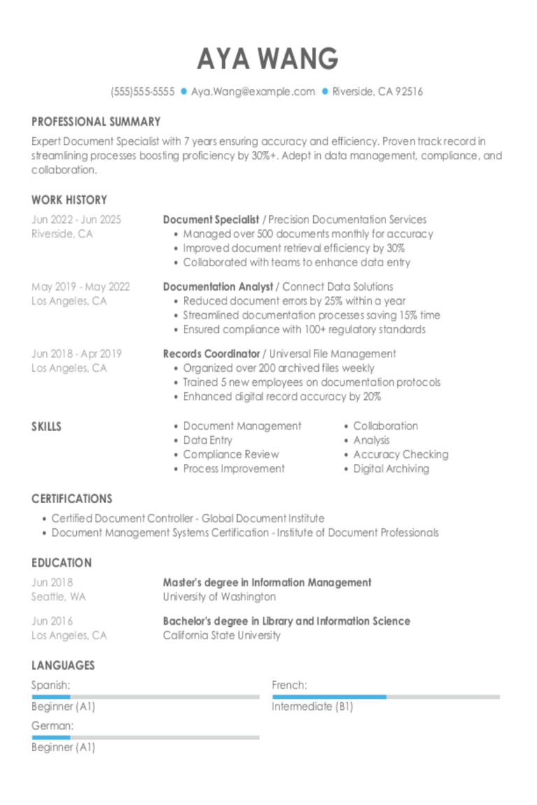 Document Specialist