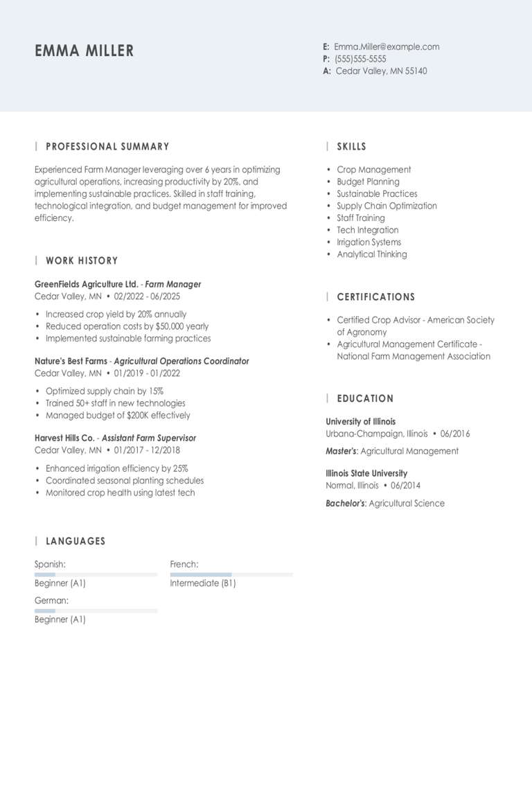 Farm Manager