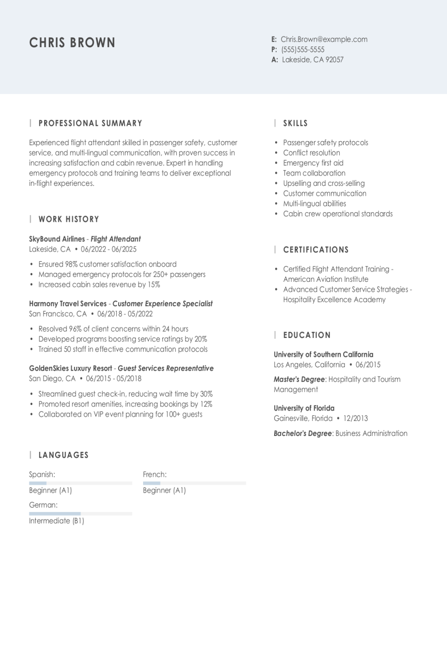 Delta Resume Examples amp Templates - Flight Attendant
