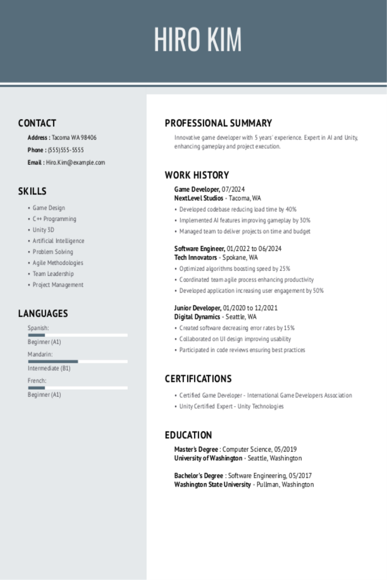 Game Developer