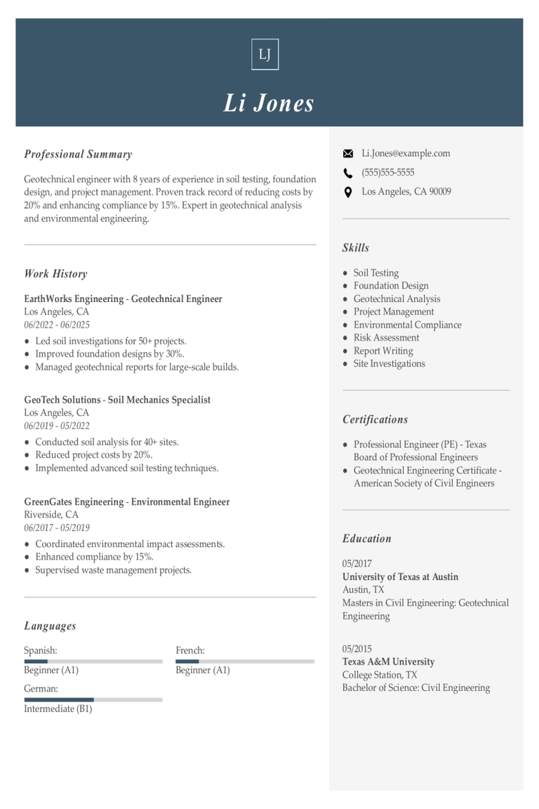 Geotechnical Engineer