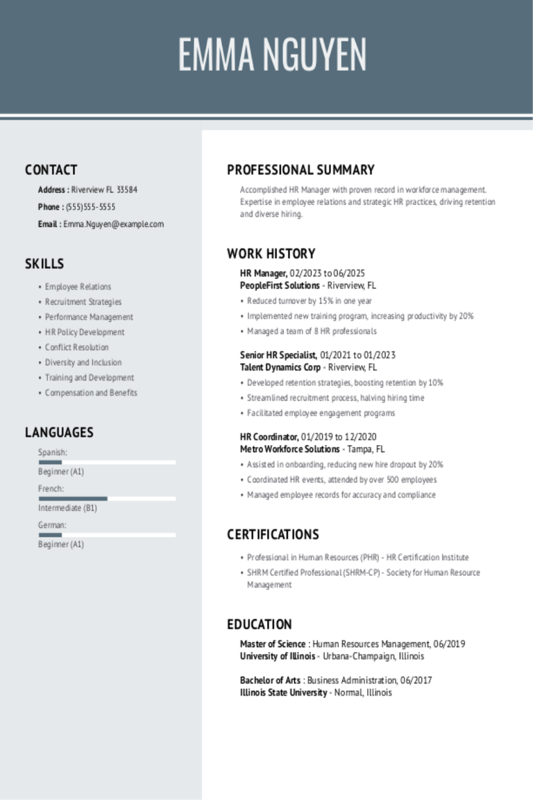Hr Manager