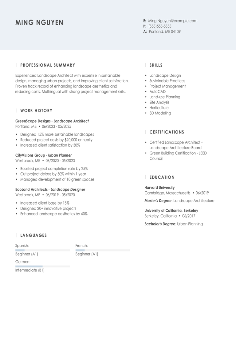 Landscape Architect