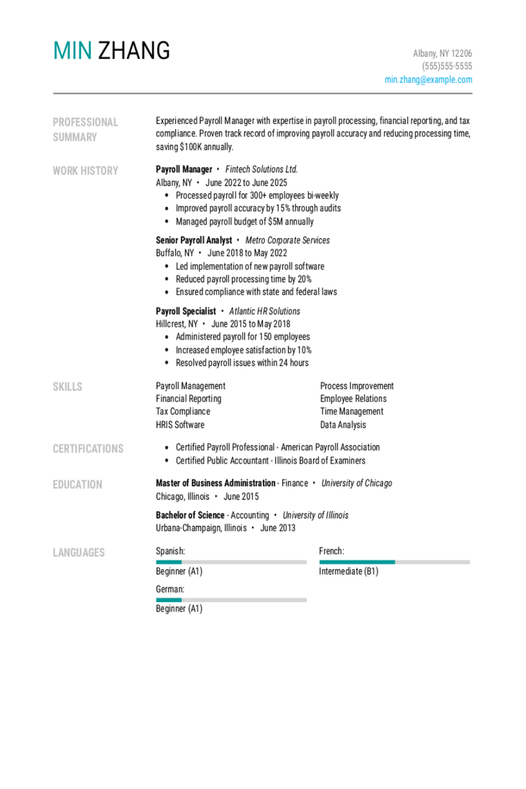 Payroll Manager