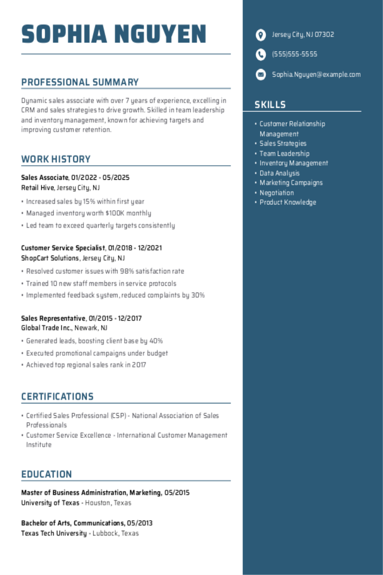 Sales Associate