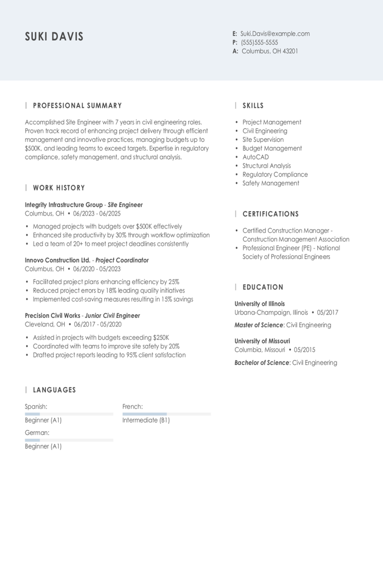 Site Engineer
