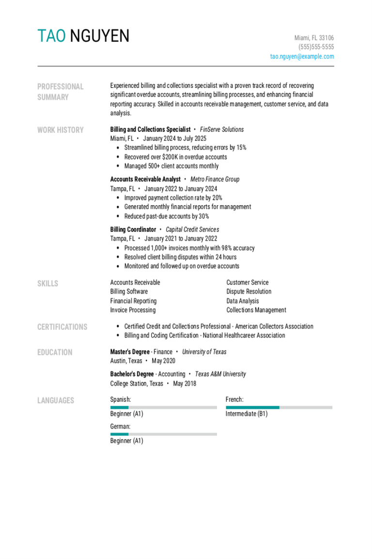 Billing And Collections