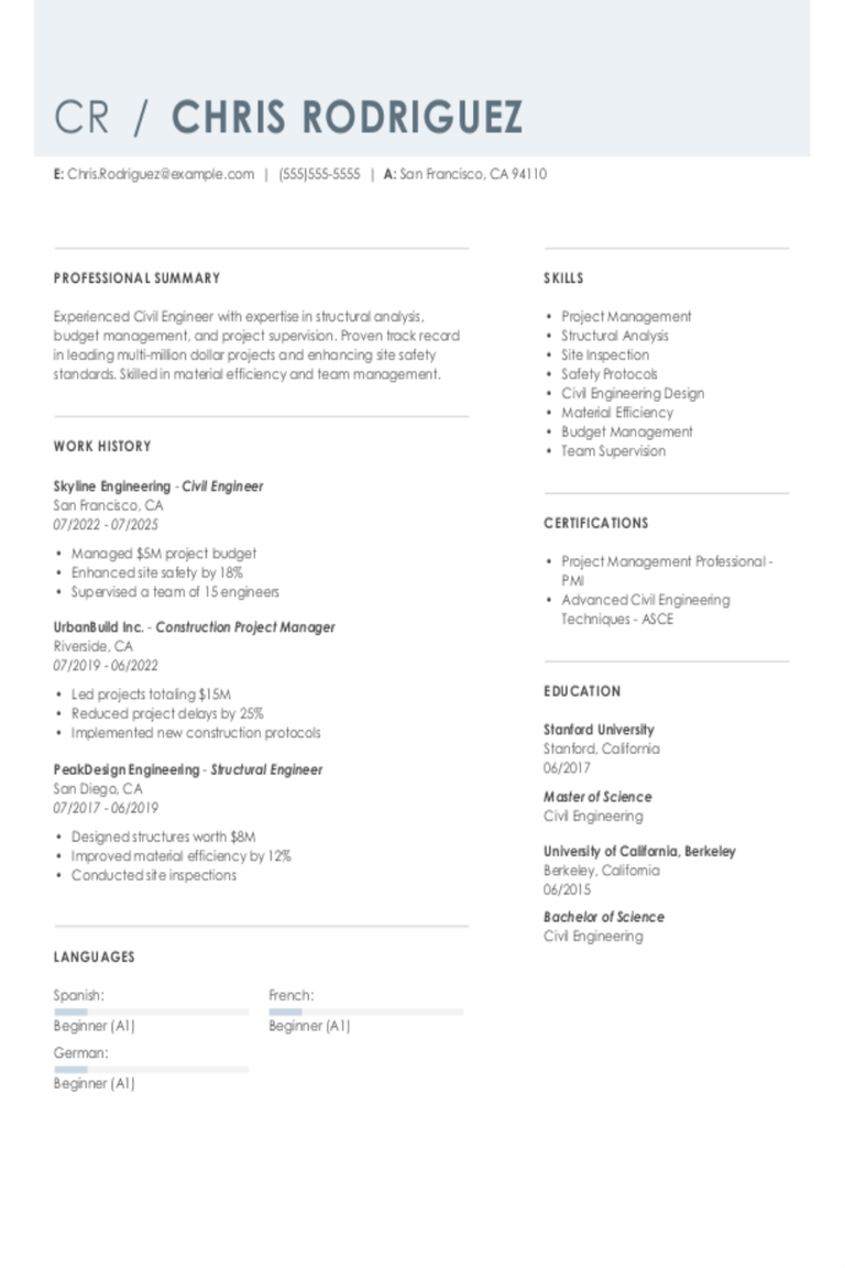 Civil Engineer