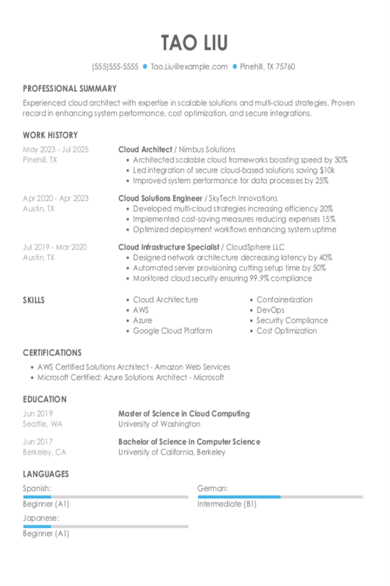 Cloud Architect