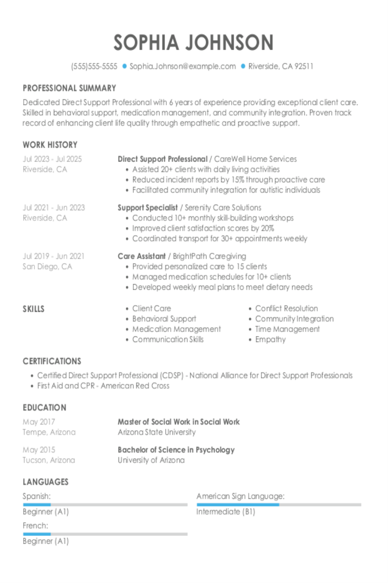 Direct Support Professional