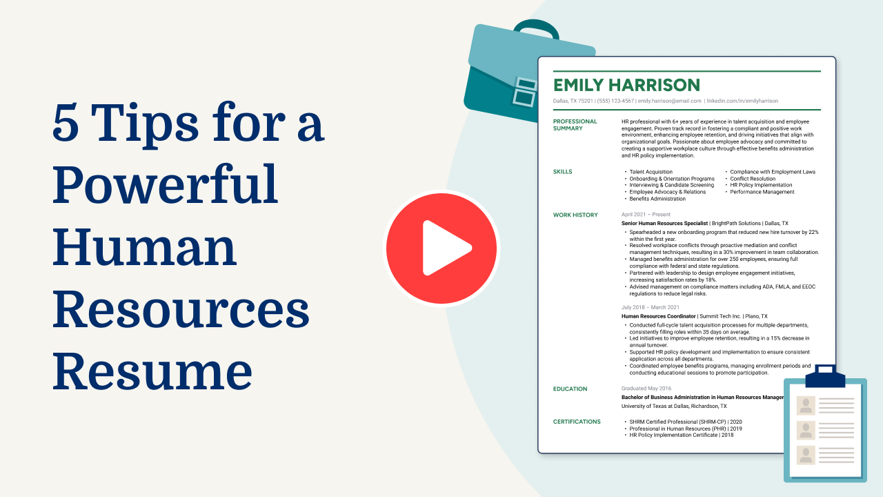 Human Resources Video Thumbnail