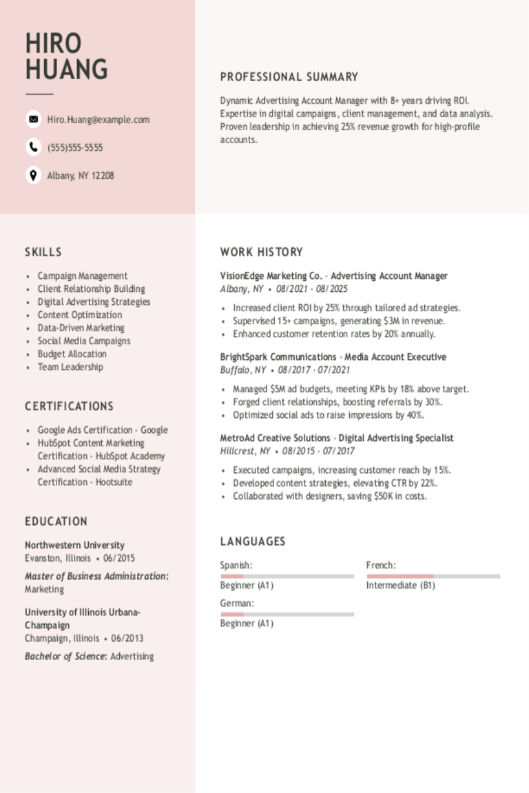 Advertising Account Manager