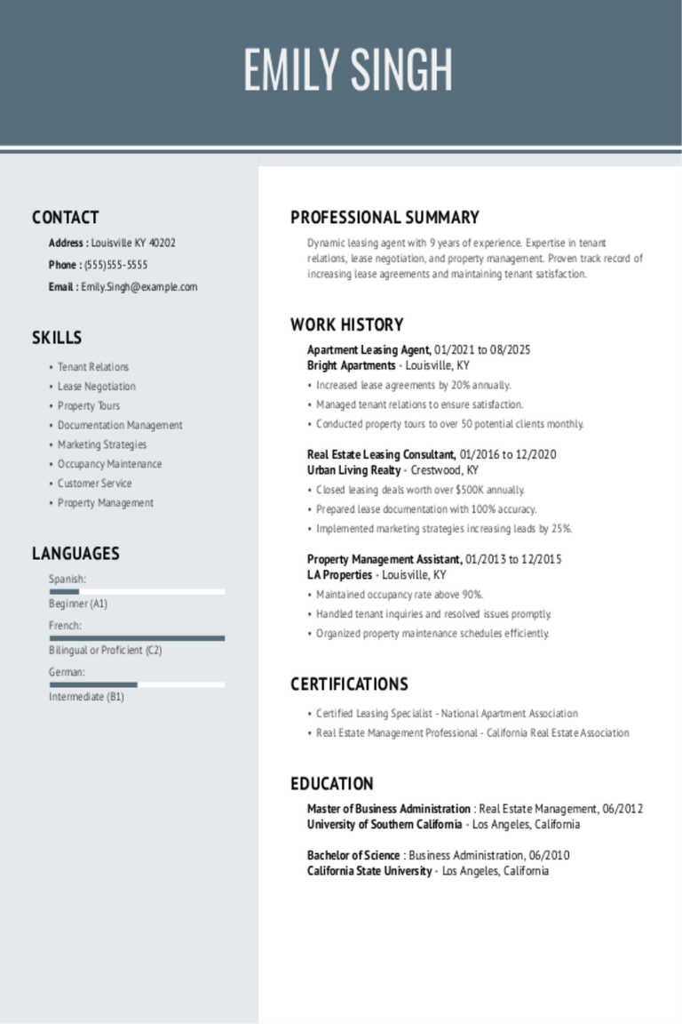 Apartment Leasing Agent