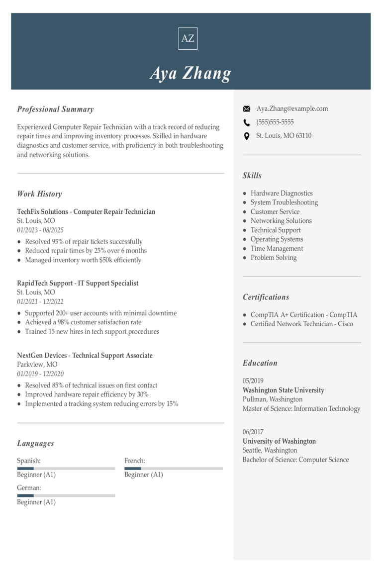 Computer Repair Technician