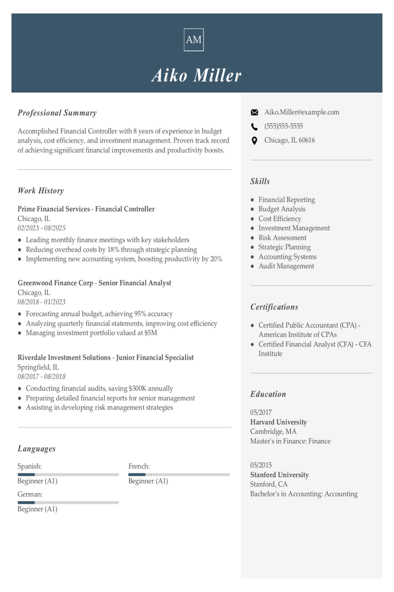 Financial Controller