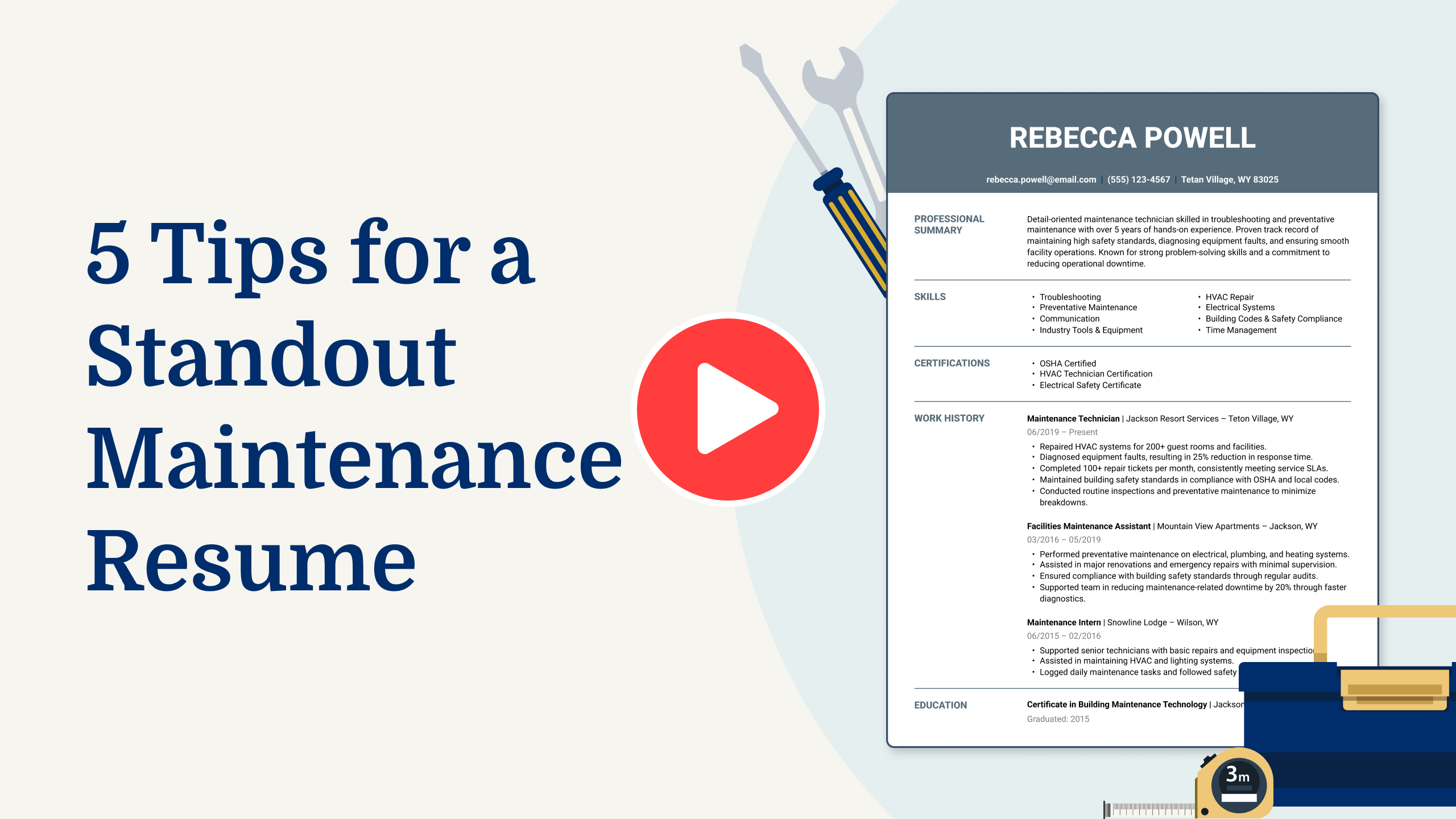 Maintenance Video Thumbnail
