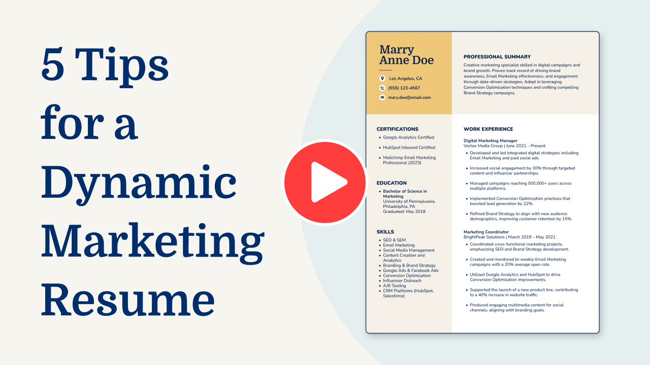 Marketing Video Thumbnail