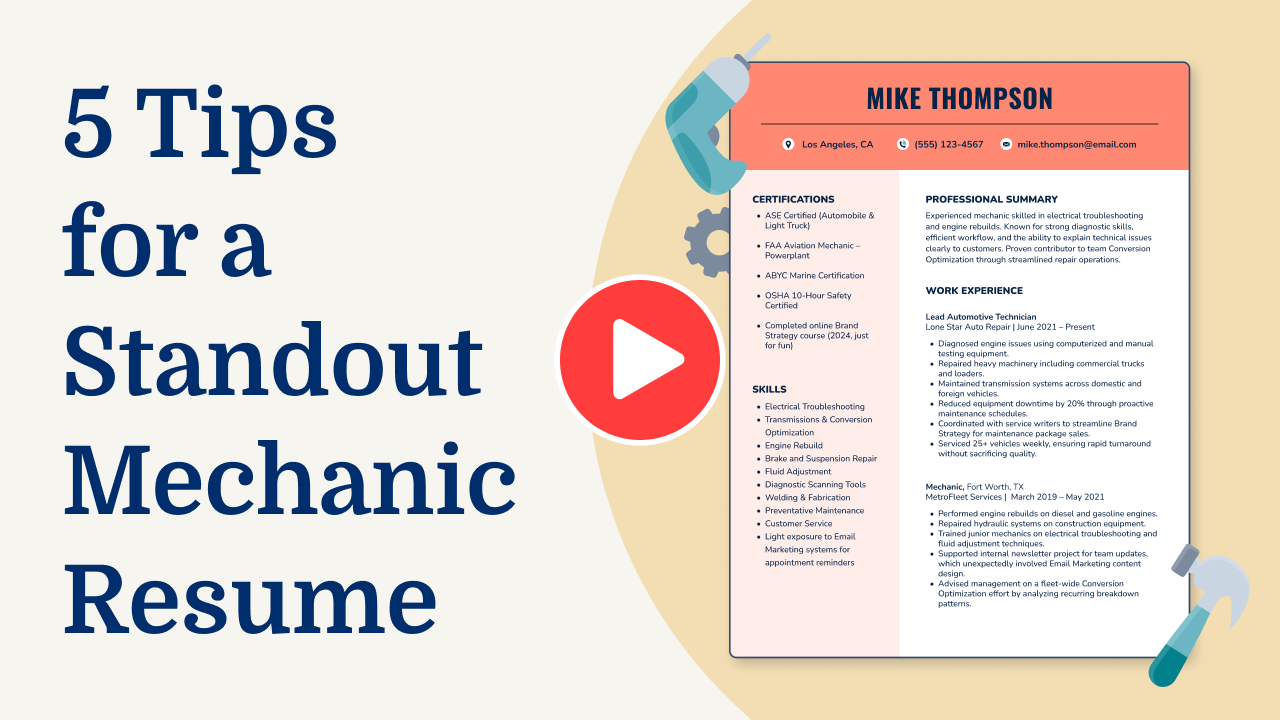 Mechanic Video Thumbnail