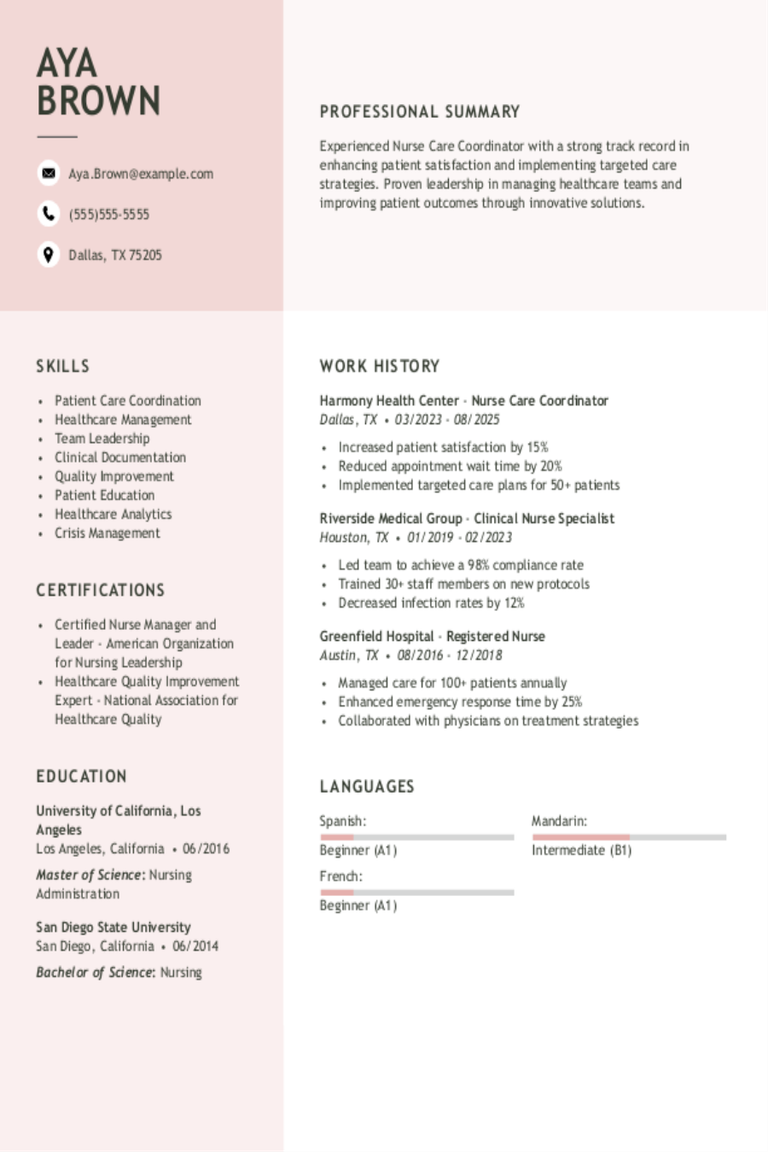 Nurse Care Coordinator