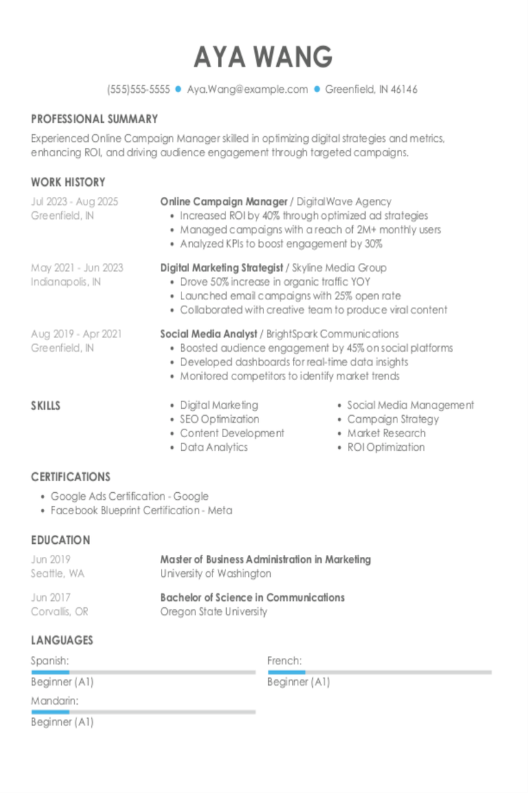 Online Campaign Manager