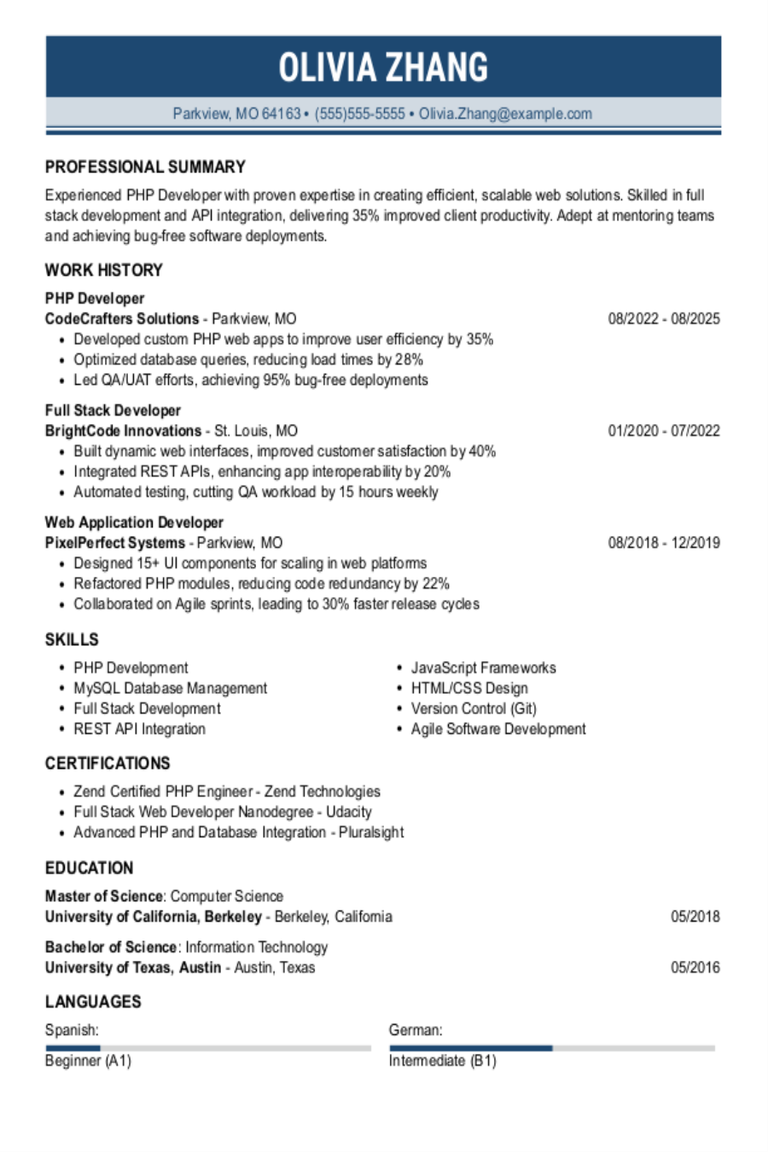 Python Developer Resume Examples & Templates (2025)