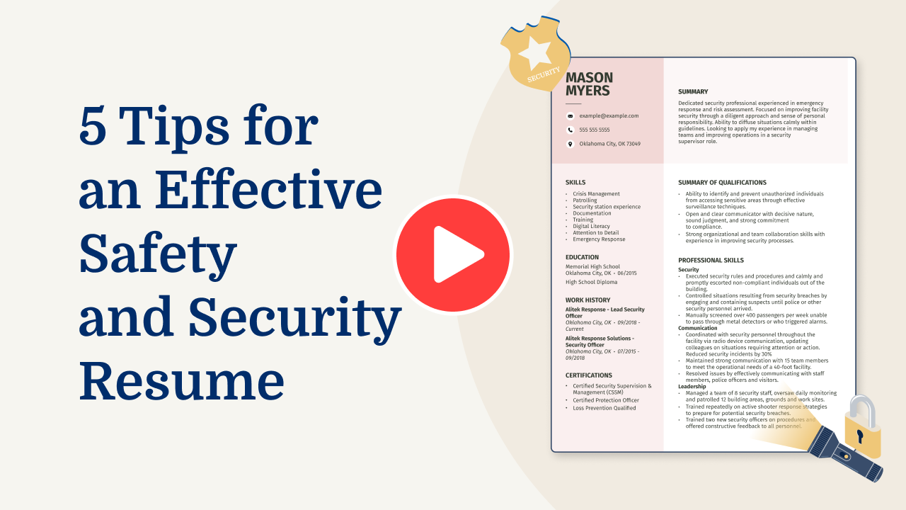 Safety Security Video Thumbnail