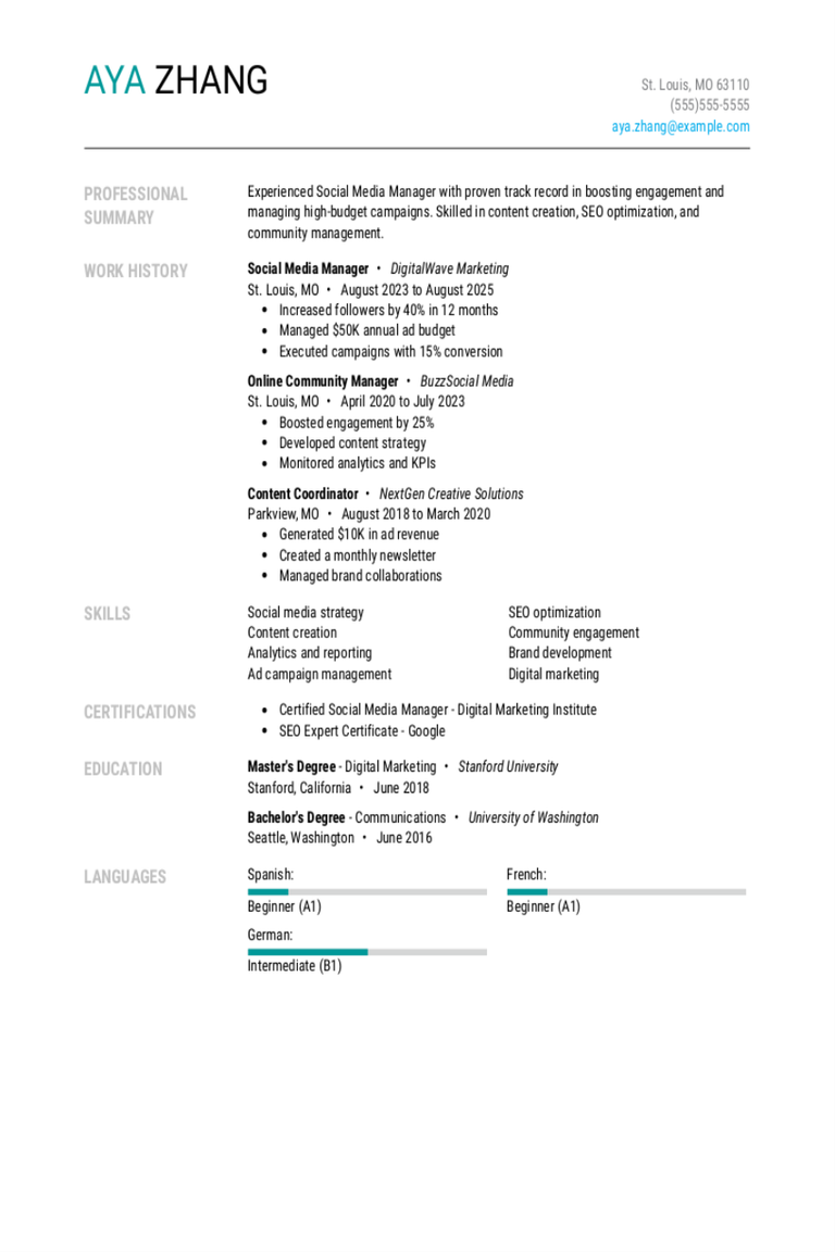 Social Media Manager