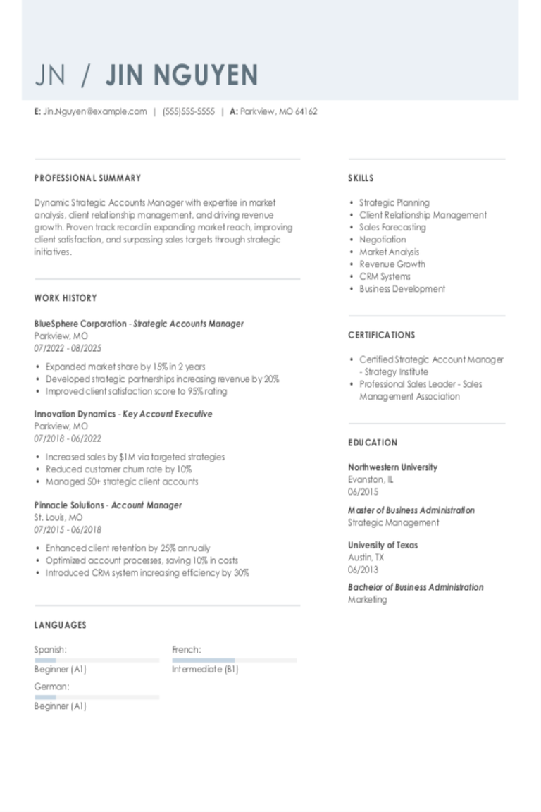 Strategic Accounts Manager