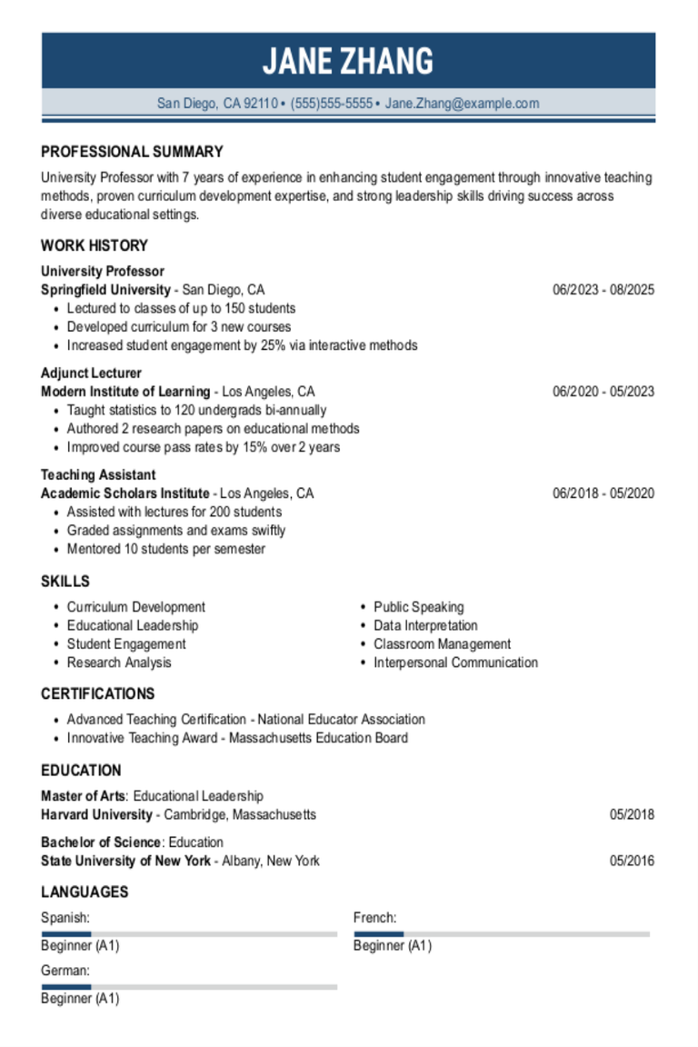 University Professor