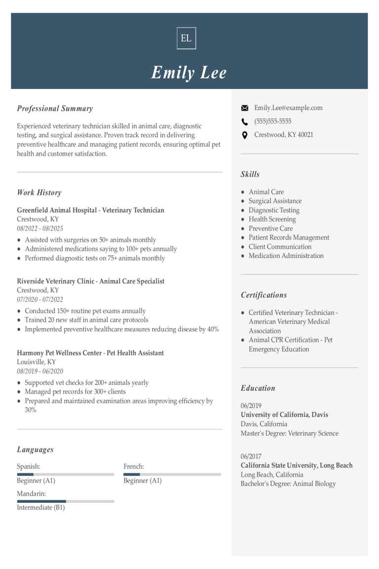 Veterinary Technician